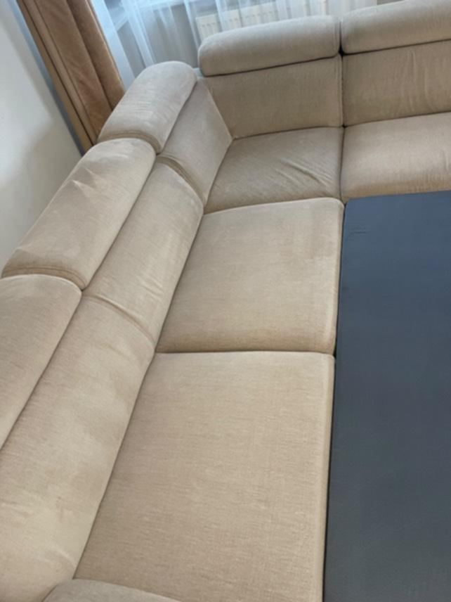 Narożnik po profesjonalnym praniu